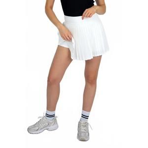 NEW RD INTERNATIONAL yura pull on pleated mini skirt in white